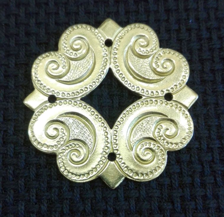 Messing-Ornament Rosette