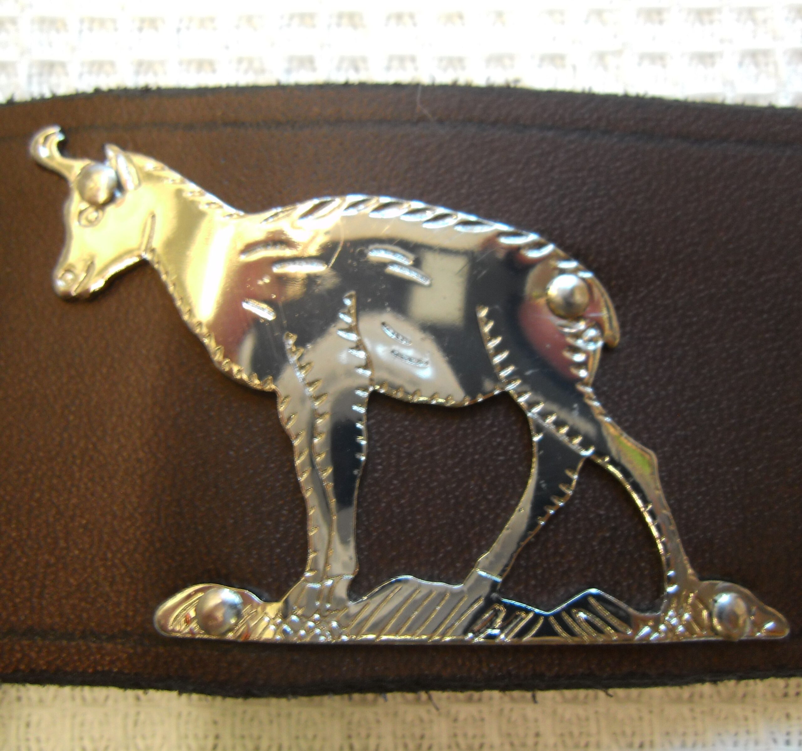 Jagdgürtel / Gürtel mit Jagdmotiven – Bild 2