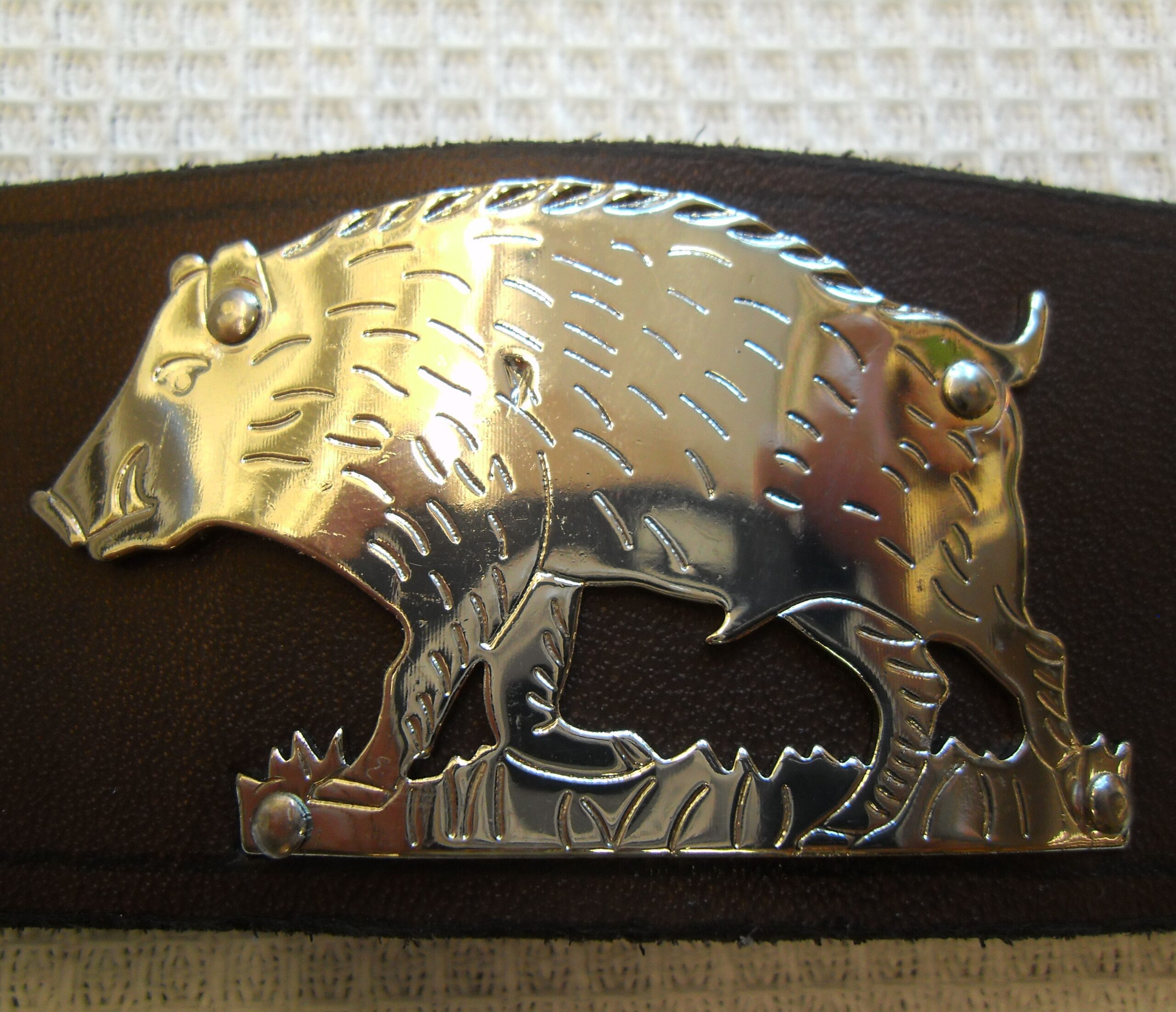 Jagdgürtel / Gürtel mit Jagdmotiven – Bild 8