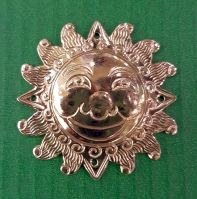 Ornament Sonne silbern